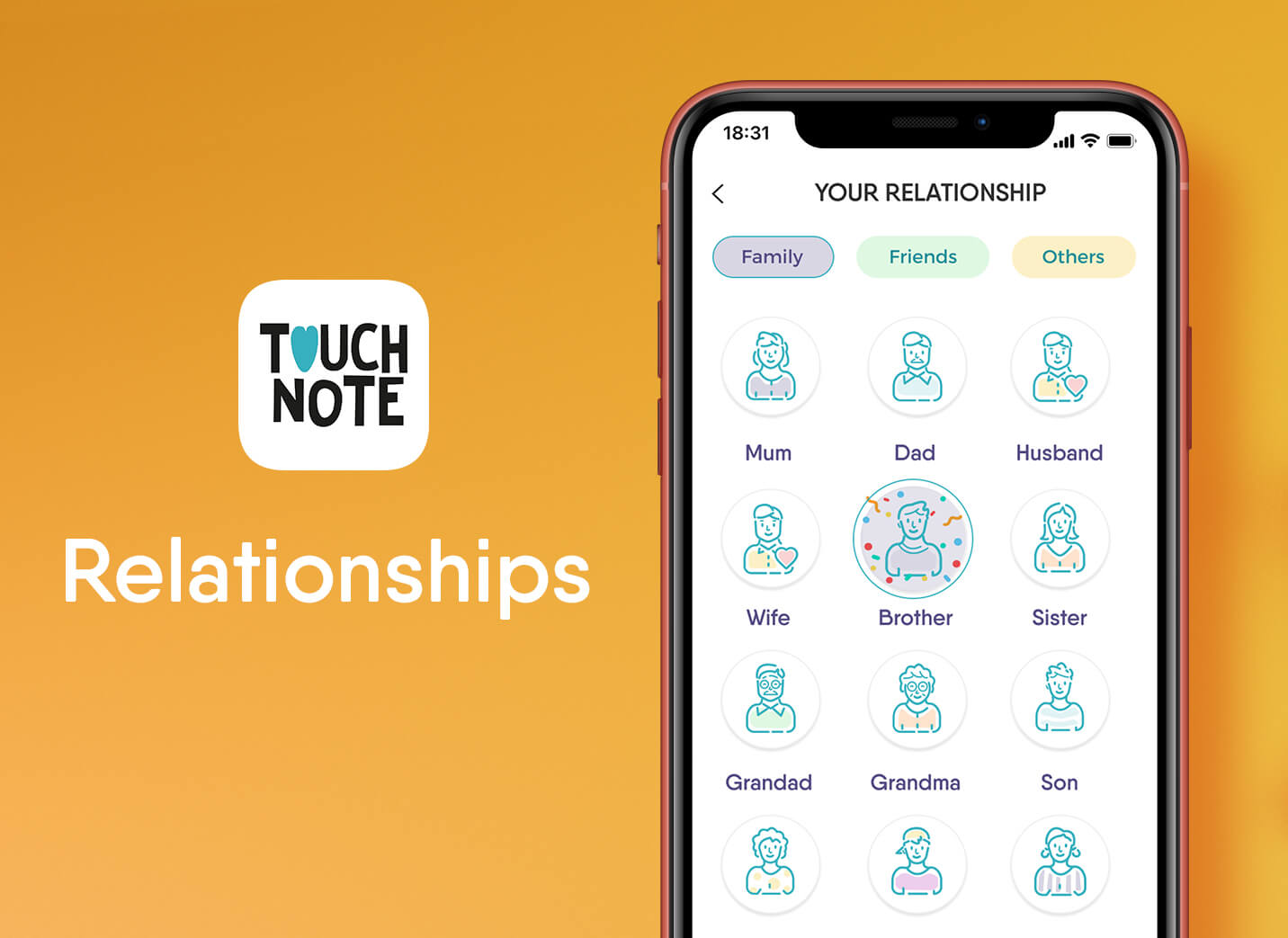 TouchNote Relationships